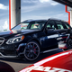 Illustration for article titled No logic, all fun: Mercedes E63 AMG Wagon vs. Skip Barber race car